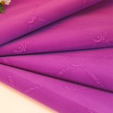 紫色压花植绒布